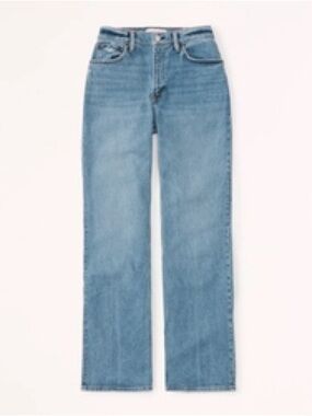 Abercrombie & Fitch Curve Love High Rise 90s Relaxed Jean